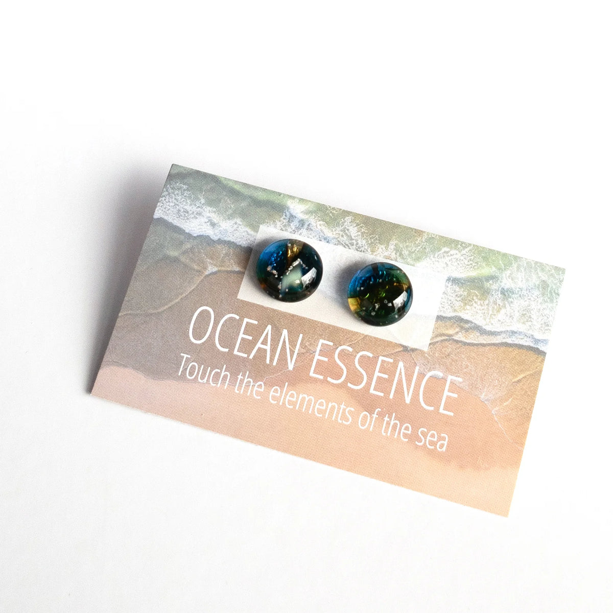 Ocean Essence Coastal Lagoon Stud Earrings