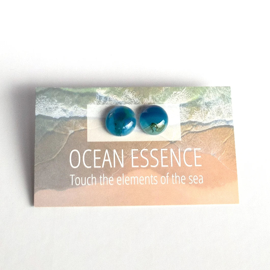 Ocean Essence Coastal Lagoon Stud Earrings