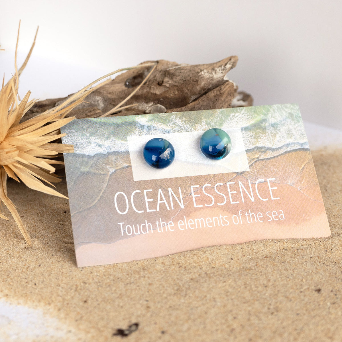 Ocean Essence Coastal Lagoon Stud Earrings