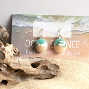 Ocean Essence Emerald Sea Drop Earrings