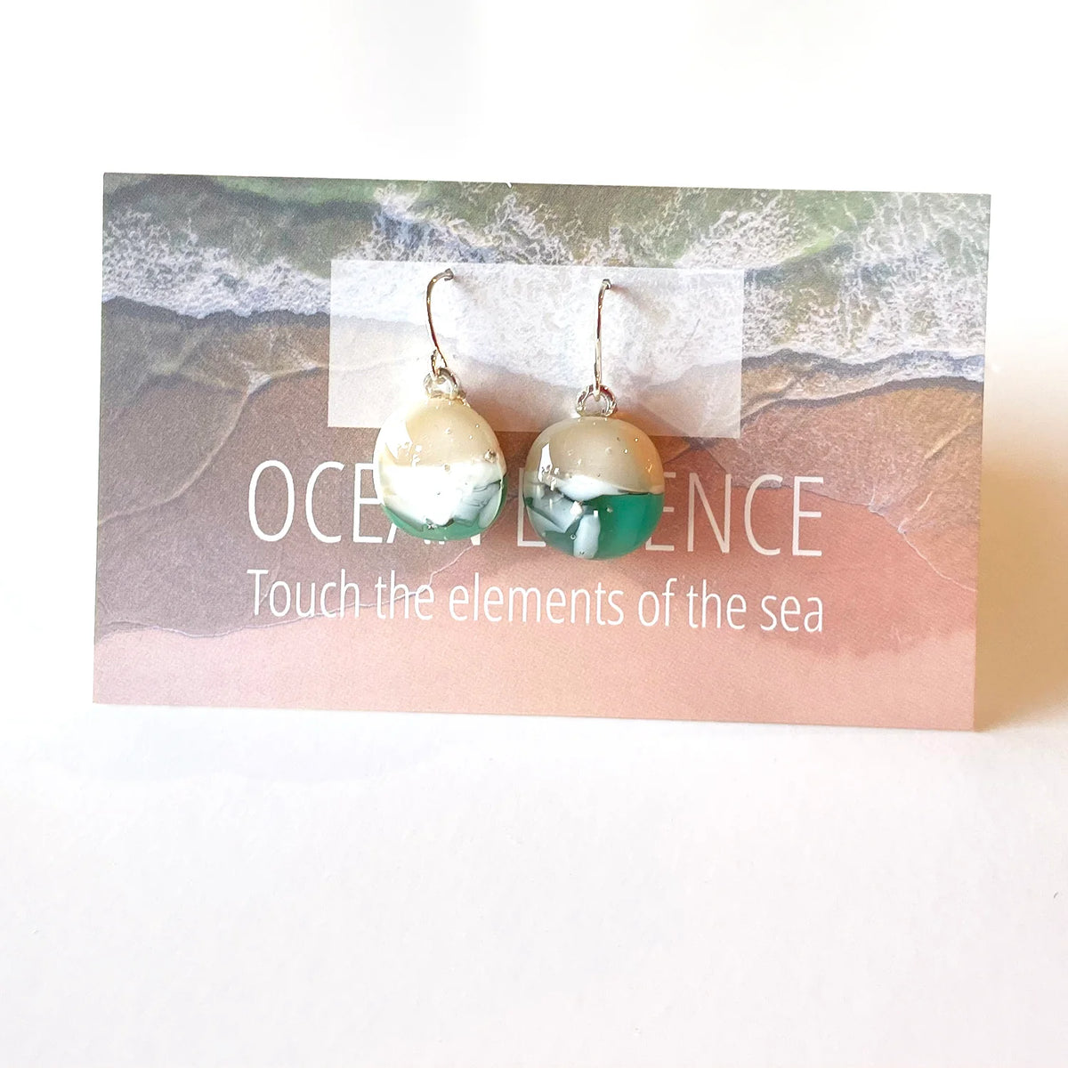 Ocean Essence Emerald Sea Drop Earrings