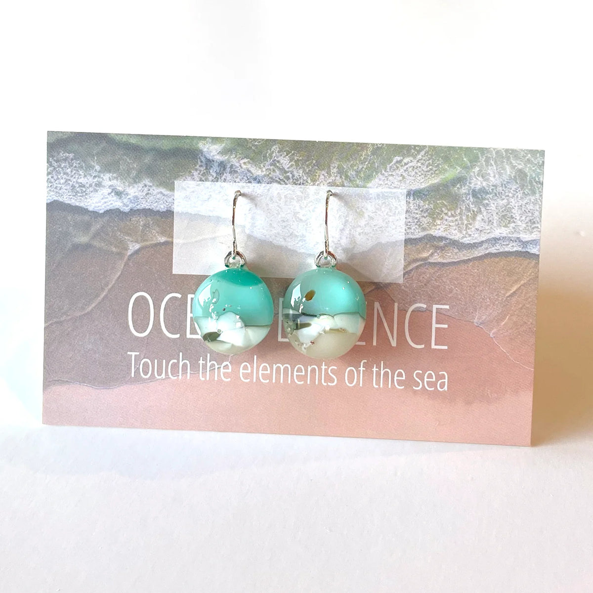 Ocean Essence Emerald Sea Drop Earrings