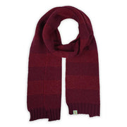 Otto & Spike Birdy Lambswool Scarf - Bordeaux Maroon