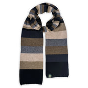 Otto & Spike No. 1 Lambswool Scarf - Black/College Grey
