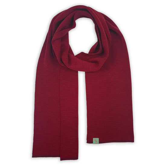 Otto & Spike Staple Merino Scarf - Auburn/Paprika