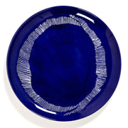 Ottolenghi Plate L Blue with White Stripes FEAST