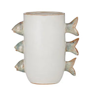 Pescado Ceramic Vase 21x12.5x21cm Mint - Coast to Coast