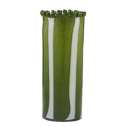 Pettine Glass Vase 13.5x35cm Green - Coast to Coast