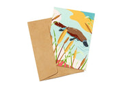 Platypus Greeting Card