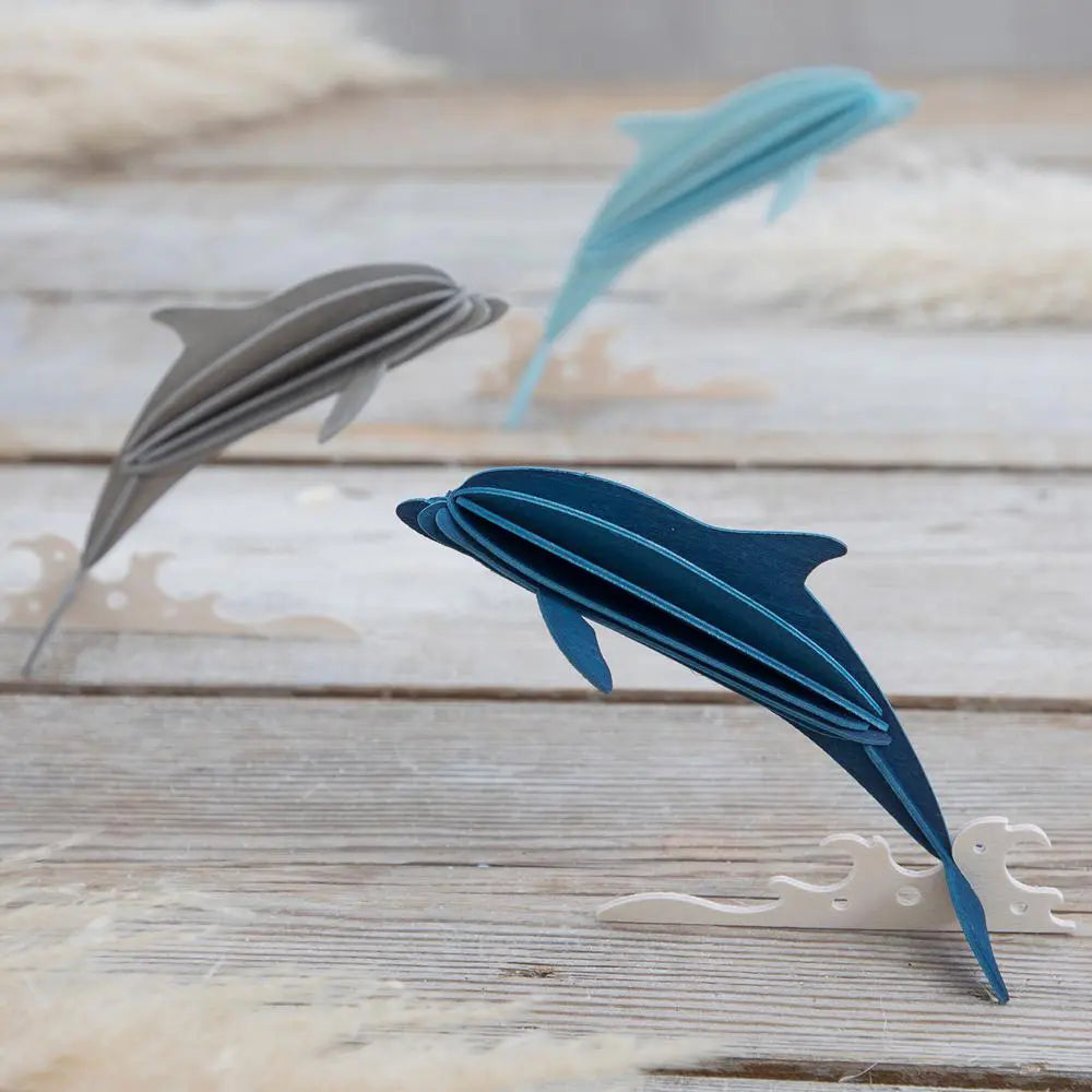 Plywood Model - Grey Dolphin