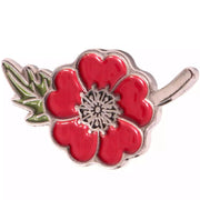 Poppy Stem Lapel Pin