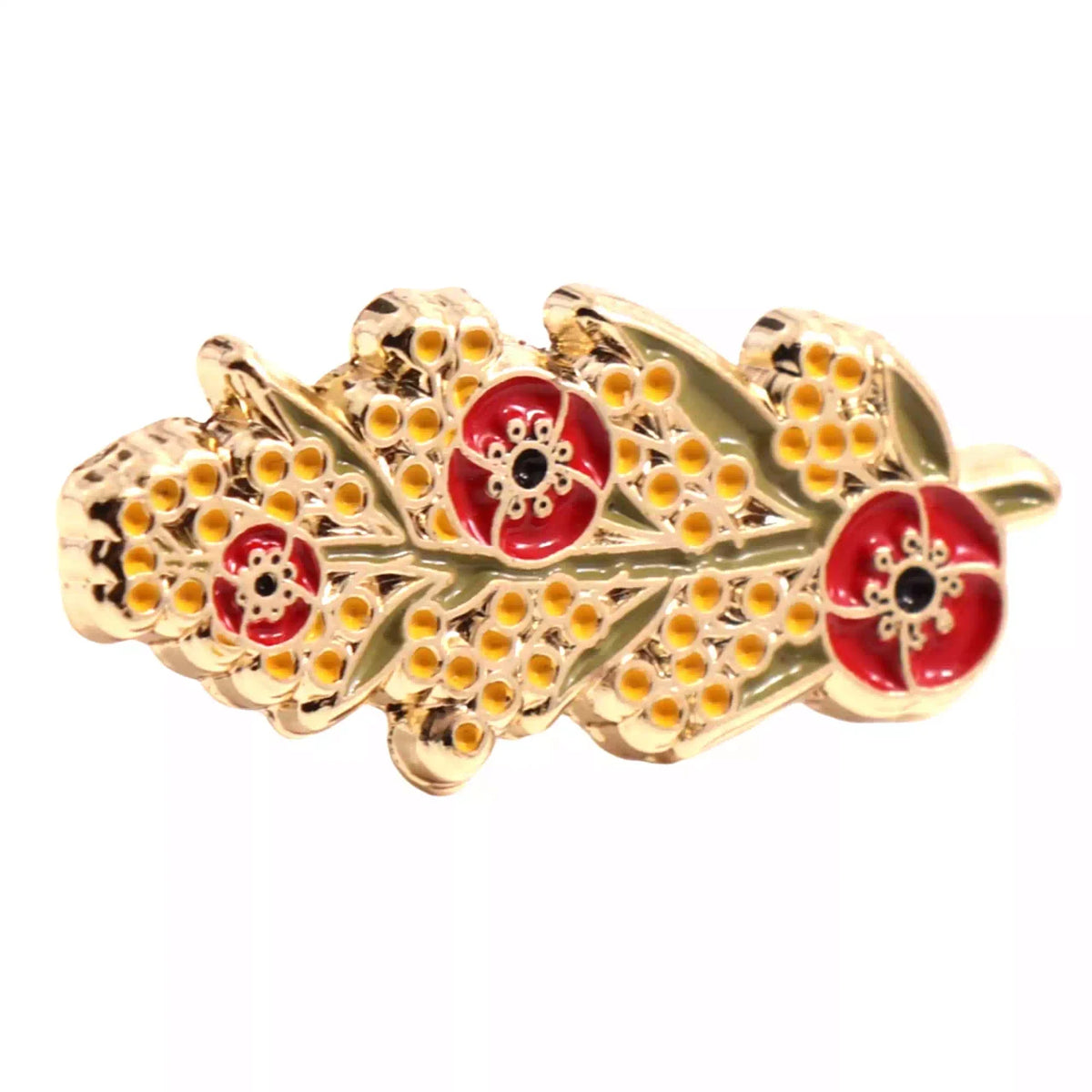 Poppy & Wattle Lapel Pin