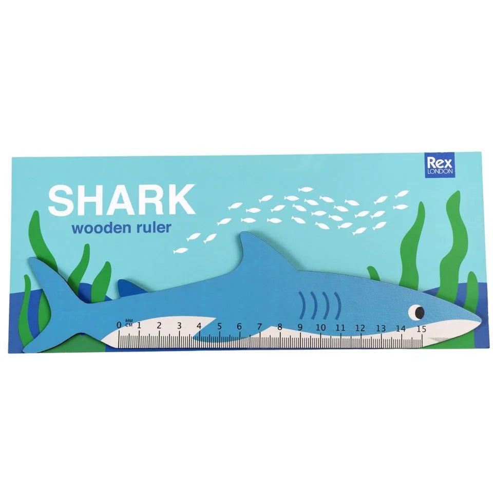 Wooden Shark Ruler