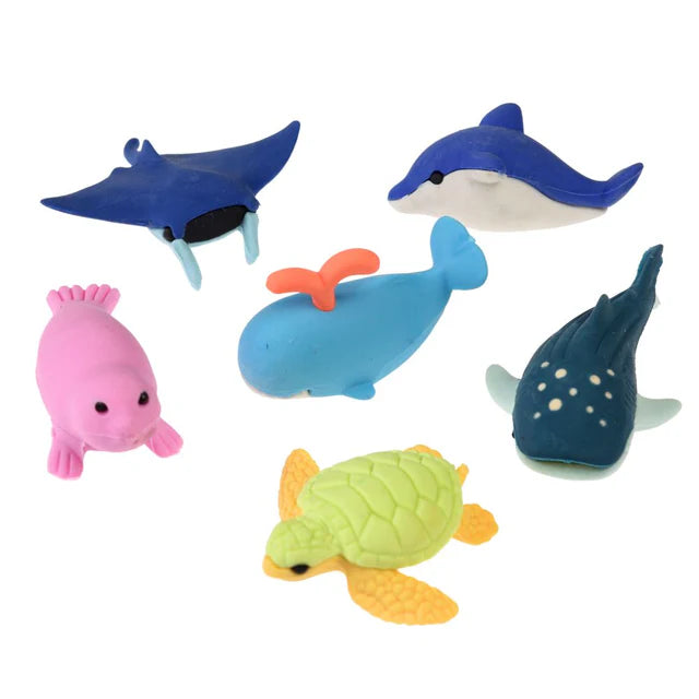 Ocean Animal Erasers