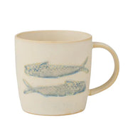 Riva Ceramic Mug 12.5x9cm Ivory/Blue - Coast to Coast