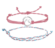 Ocean to Outback Bracelet String Round Wave Pink