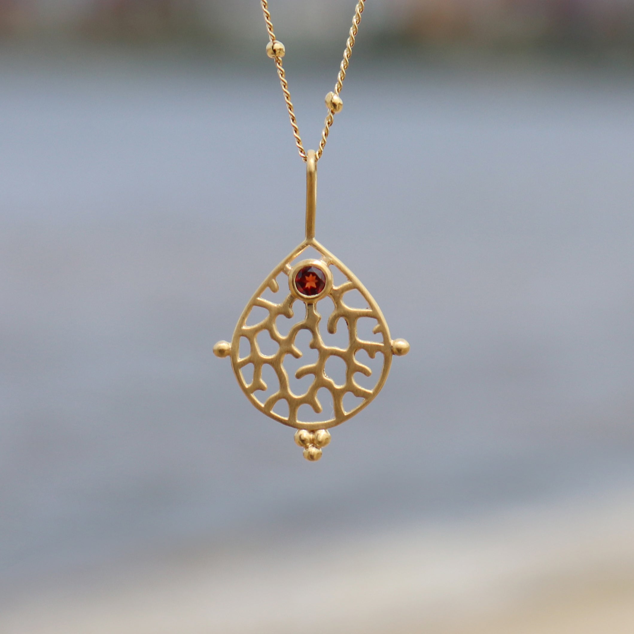 BoldB Necklace - Selago Gold