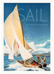 Sail Sydney Harbour Print A3