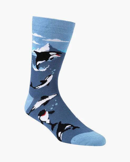 Bamboo Socks - Orca - 7-11 Blue