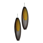 Sophia Emmett Double Mesh Earrings Yellow