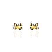 Stud Earrings - Crab Gold