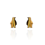 Stud Earrings - Penguin Gold