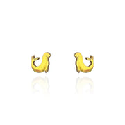 Stud Earrings - Seal Gold