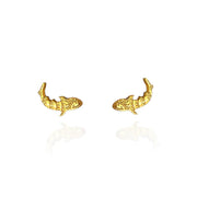 Stud Earrings - Whale Shark Gold