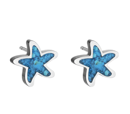 Ocean to Outback Earrings Studs Stainless Steel Starfish