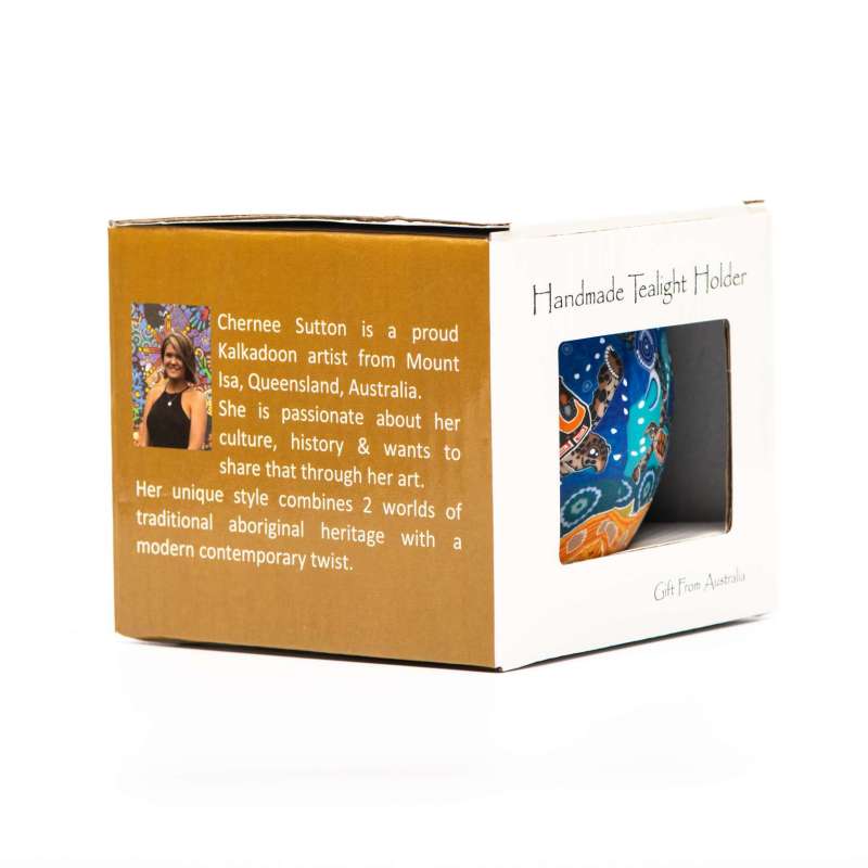 Tealight Holder 11cm - Chernee Sutton Turtle