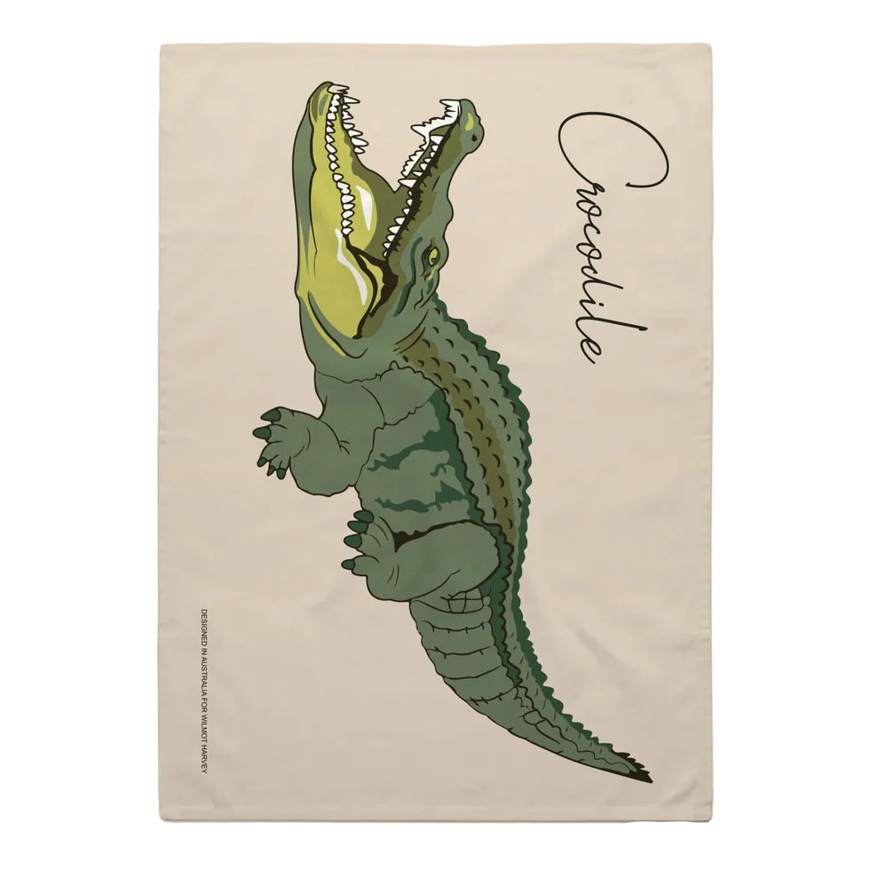 Tea Towel - Crocodile
