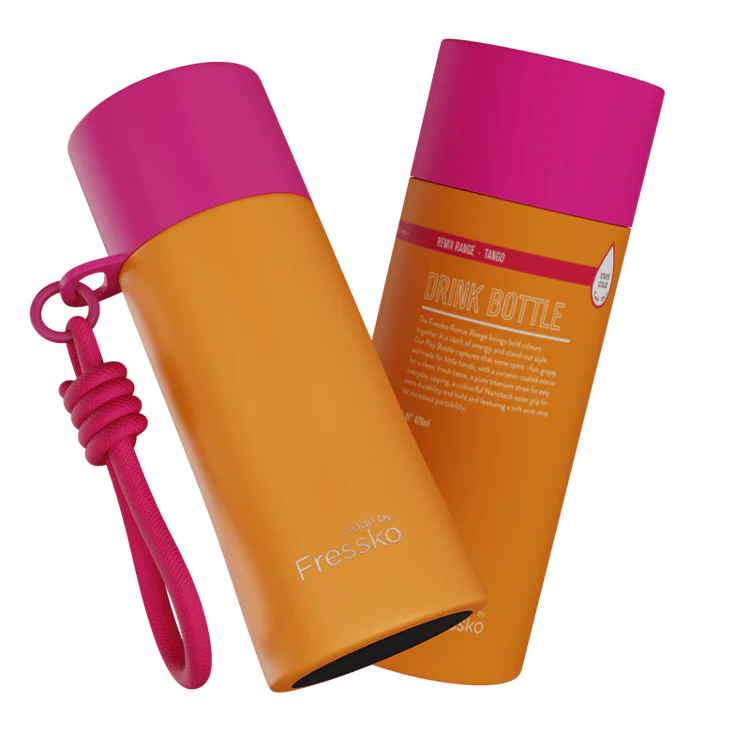 Fressko Play Bottle Ceramic Tango Orange 420ml