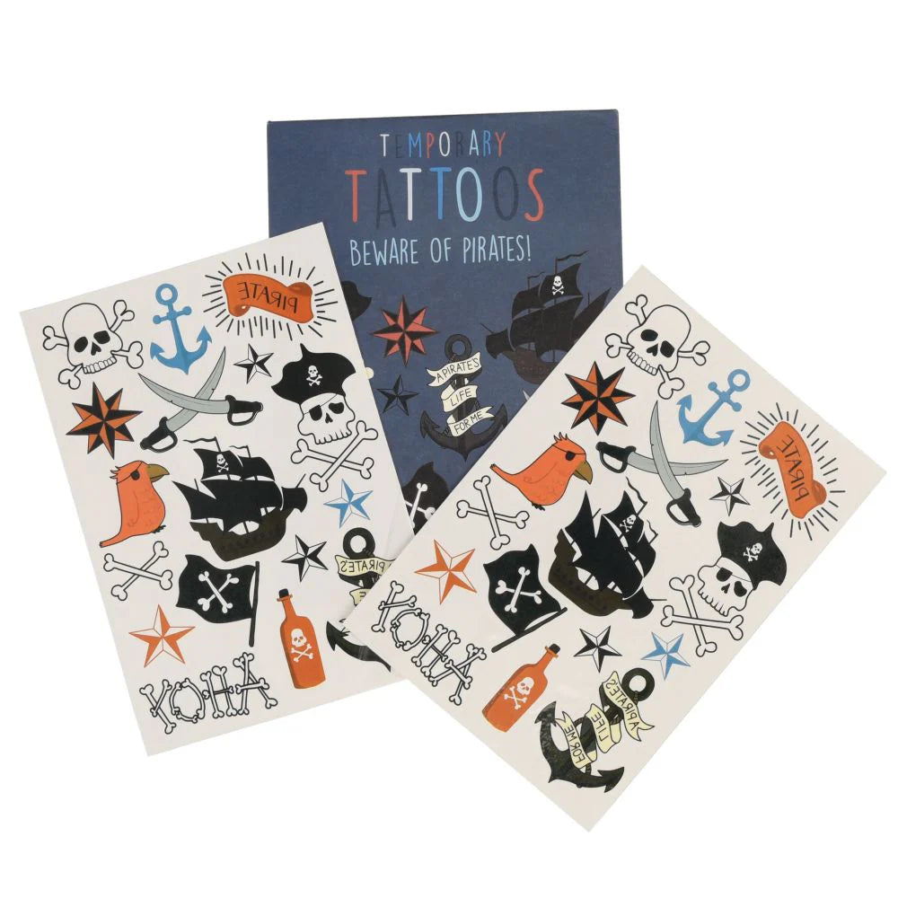 Temporary Pirate Tattoos