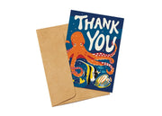 'Thank You' Octopus & Friends Greeting Card