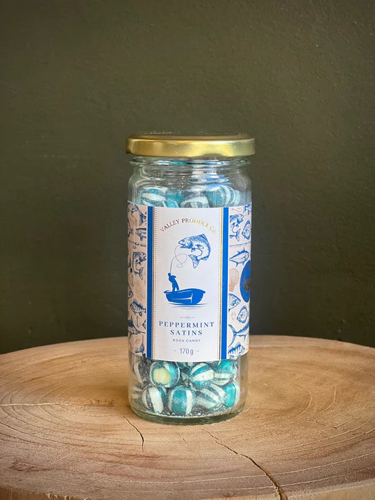 VPC Rock Candy Jar - Fishing - Peppermint Satins 170g