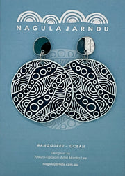 Nagula Jarndu Earrings Wanggurru (Ocean) - Martha Lee