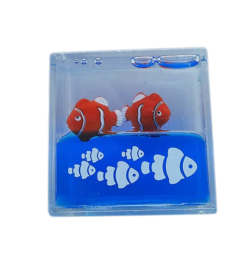 Water Cube Paperweight - Nemo Clownfish