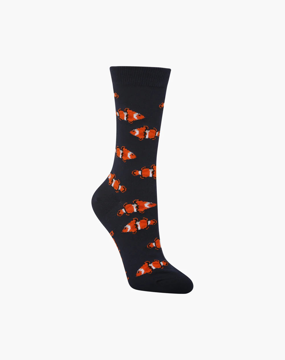 Bamboo Socks - Clownfish - 2-8 Navy