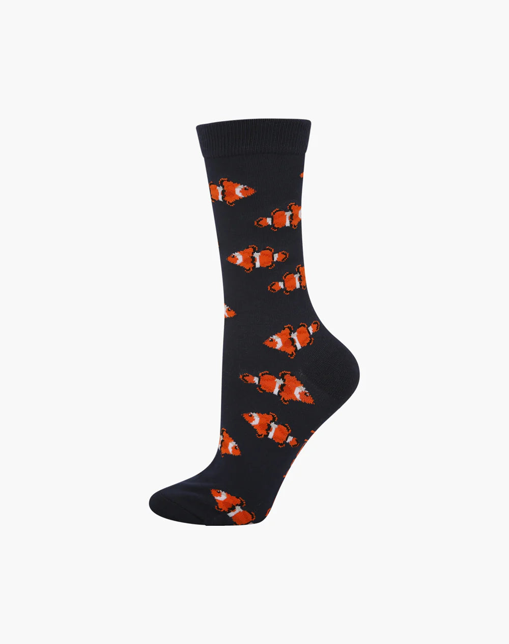 Bamboo Socks - Clownfish - 2-8 Navy