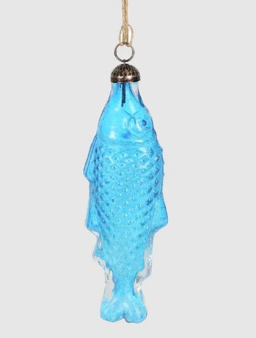 Hanging Fish Tree Decoration Blue
