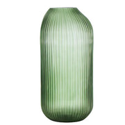 Xavier Glass Vase 17x36.5cm Green - Coast to Coast