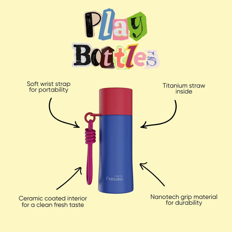 Fressko Play Bottle Ceramic Zing Blue 420ml