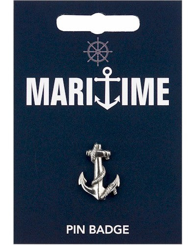 Anchor Pewter Pin Badge