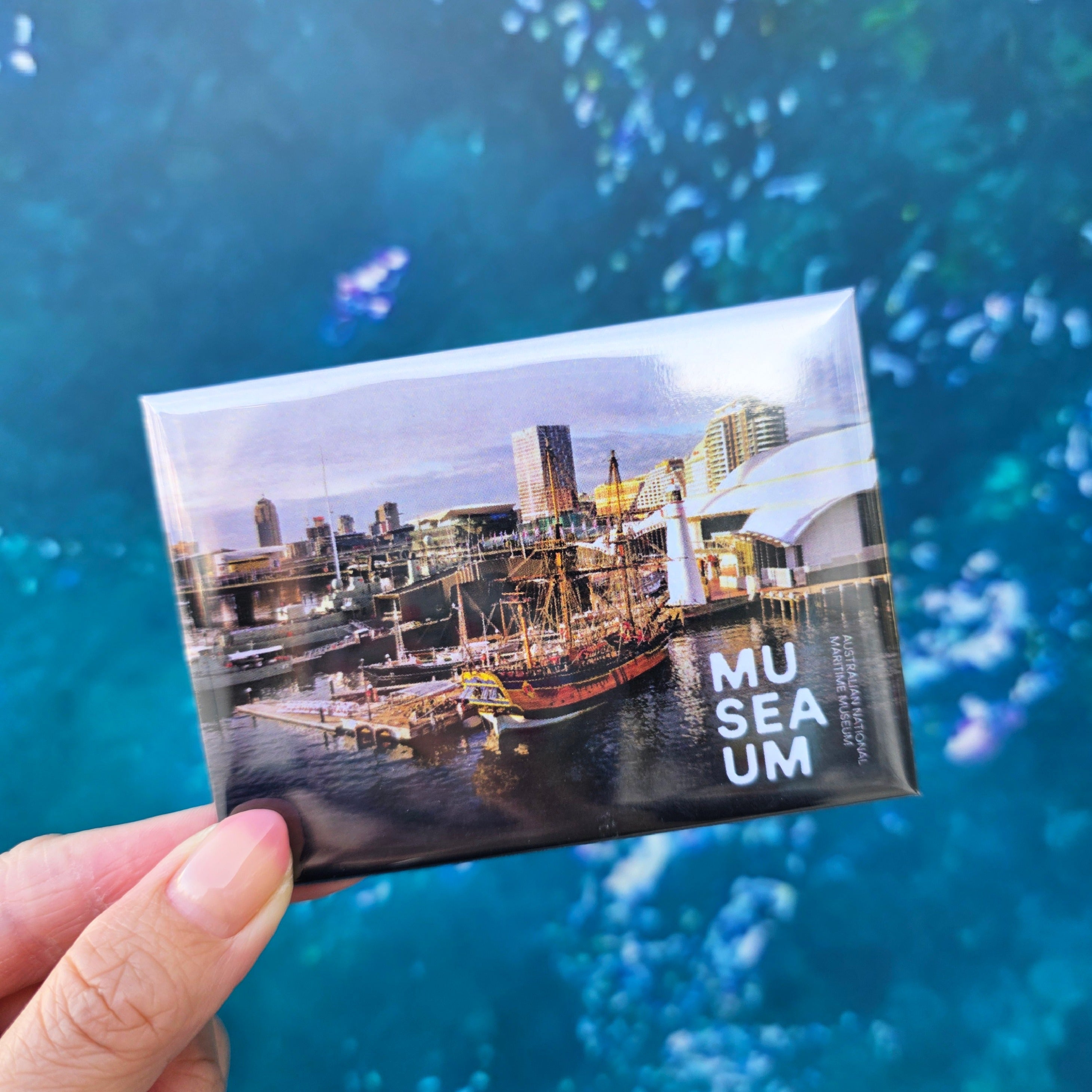 Australian National Maritime Museum Aerial View Magnet