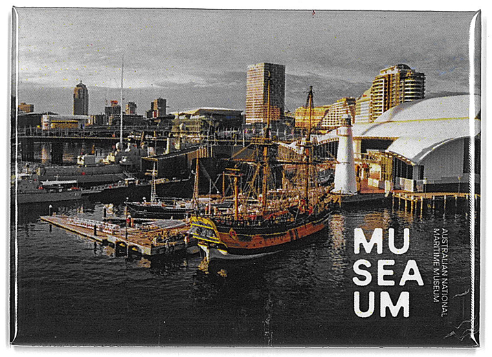 Australian National Maritime Museum Aerial View Magnet