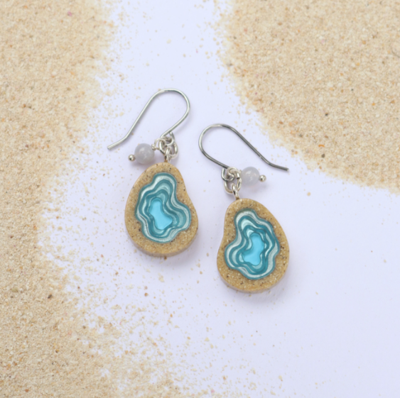 BoldB Earrings - Basin Aqua