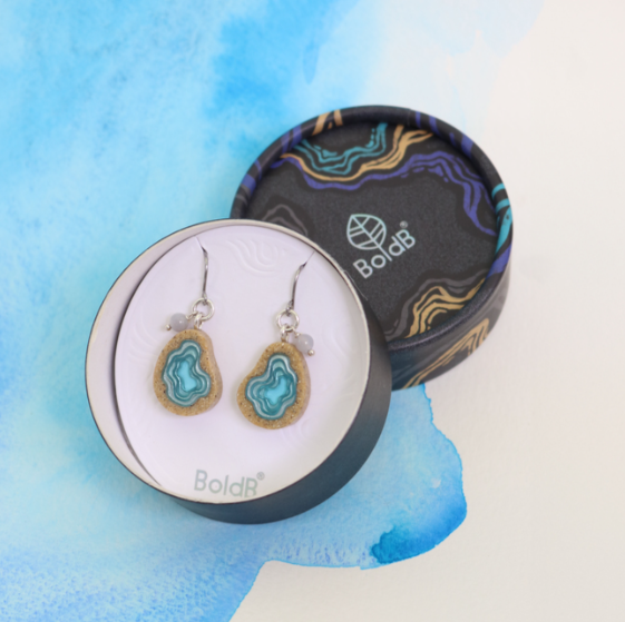 BoldB Earrings - Basin Aqua