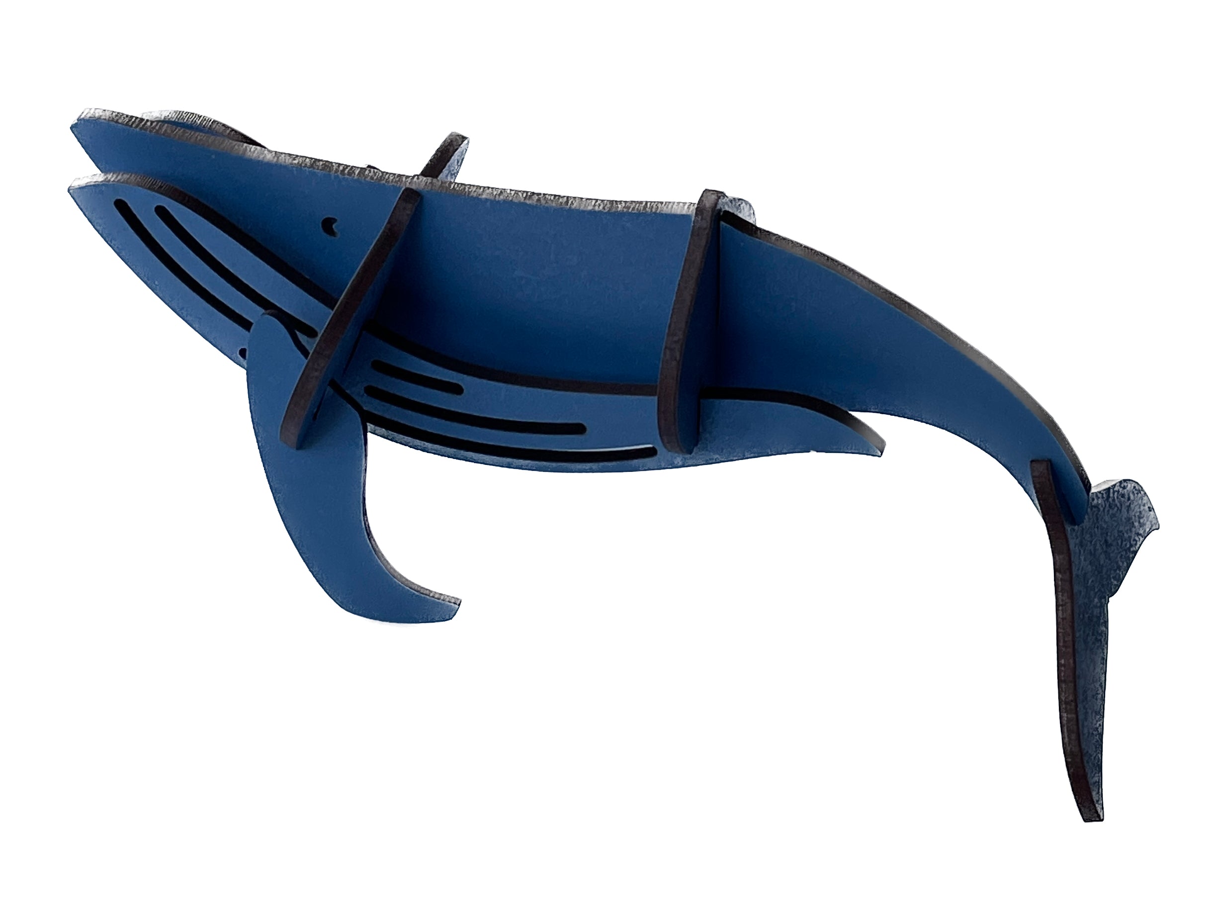 A5 Little and Wood Construction Set - Blue Whale