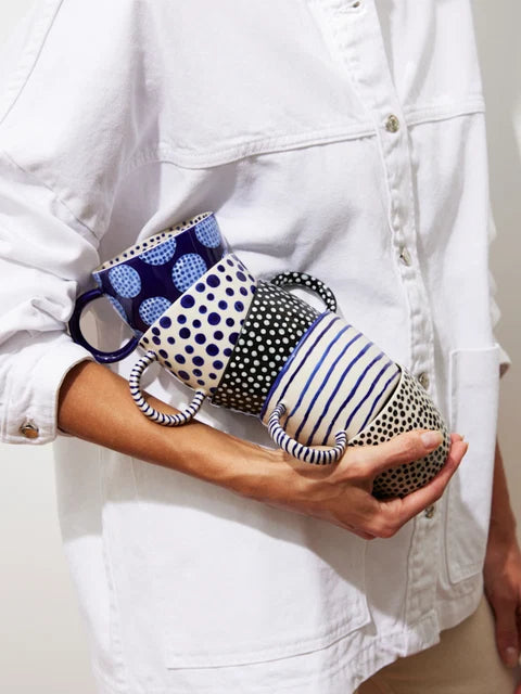 Chino Mug Navy Spot