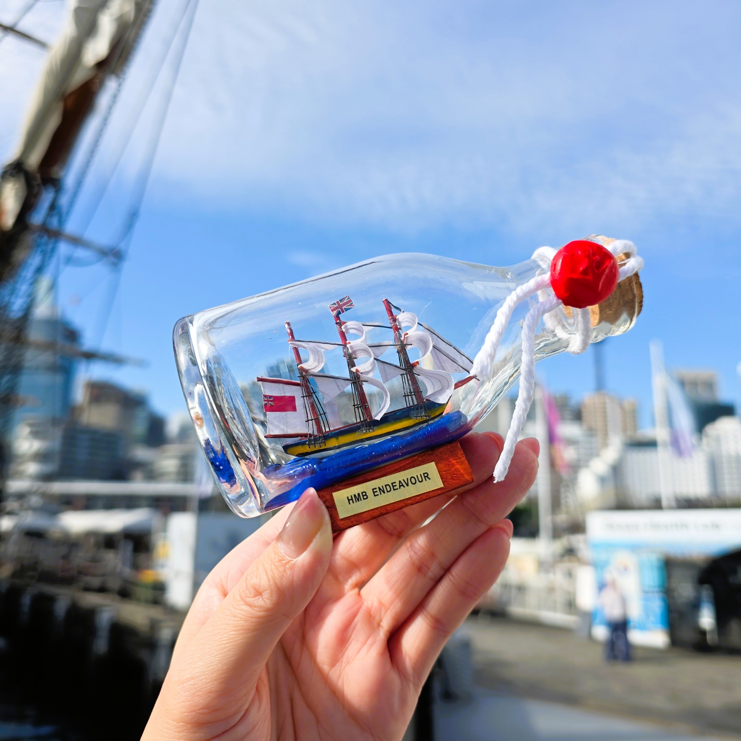 Ship in a Bottle - HMB Endeavour